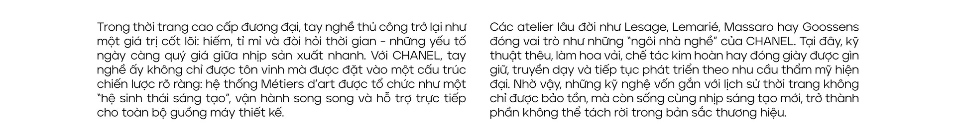 Hinh anh Mũi kim nhỏ, chiến lược to: Câu chuyện sống động về Métiers d’art của CHANEL 3