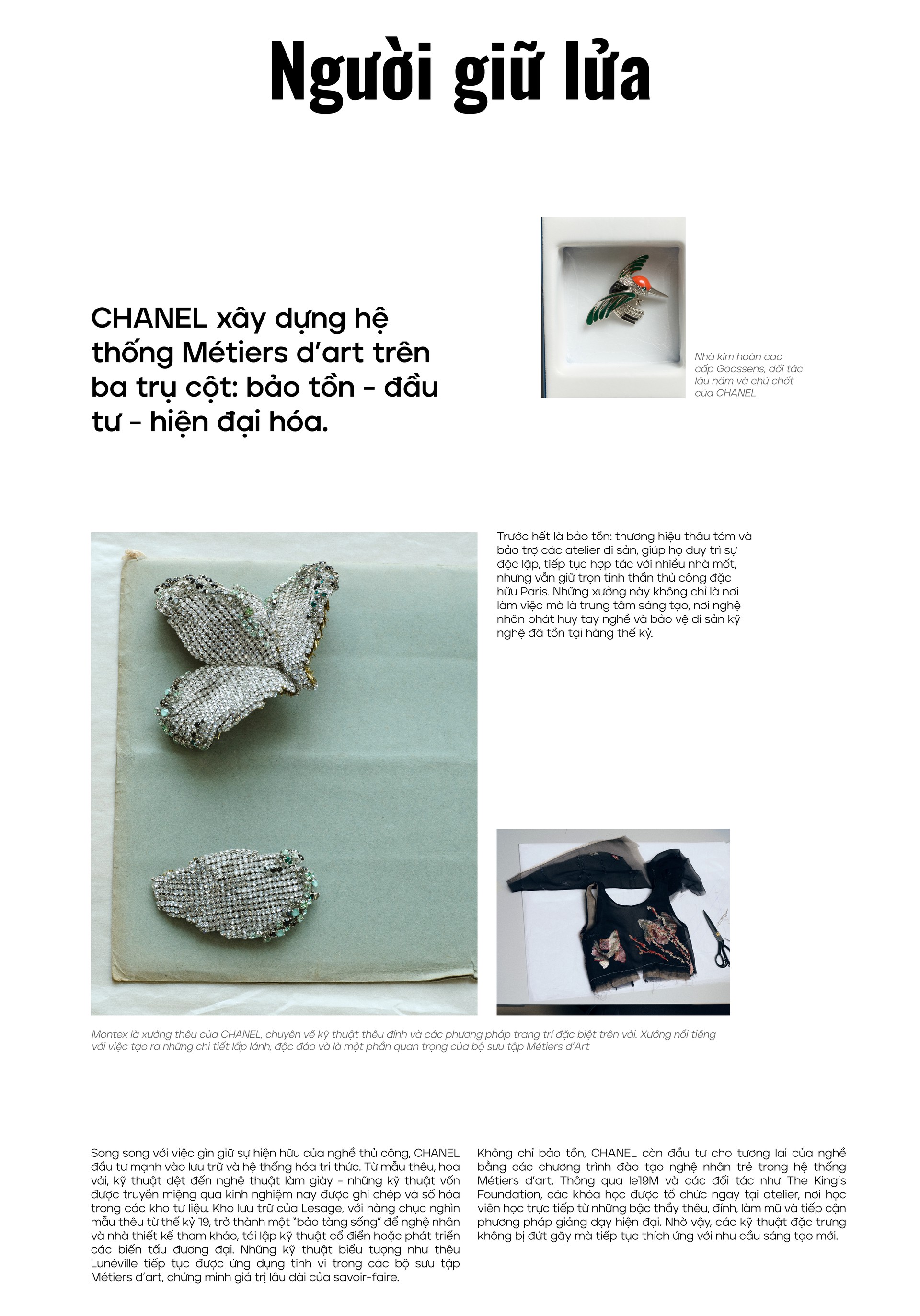 Hinh anh Mũi kim nhỏ, chiến lược to: Câu chuyện sống động về Métiers d’art của CHANEL 5