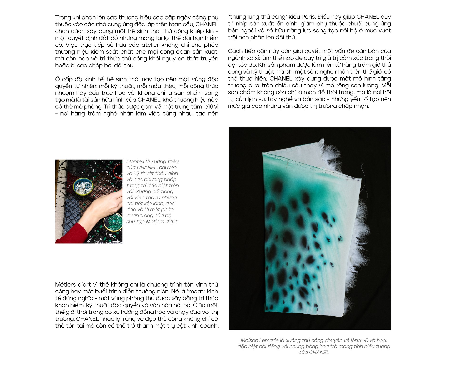 Hinh anh Mũi kim nhỏ, chiến lược to: Câu chuyện sống động về Métiers d’art của CHANEL 13