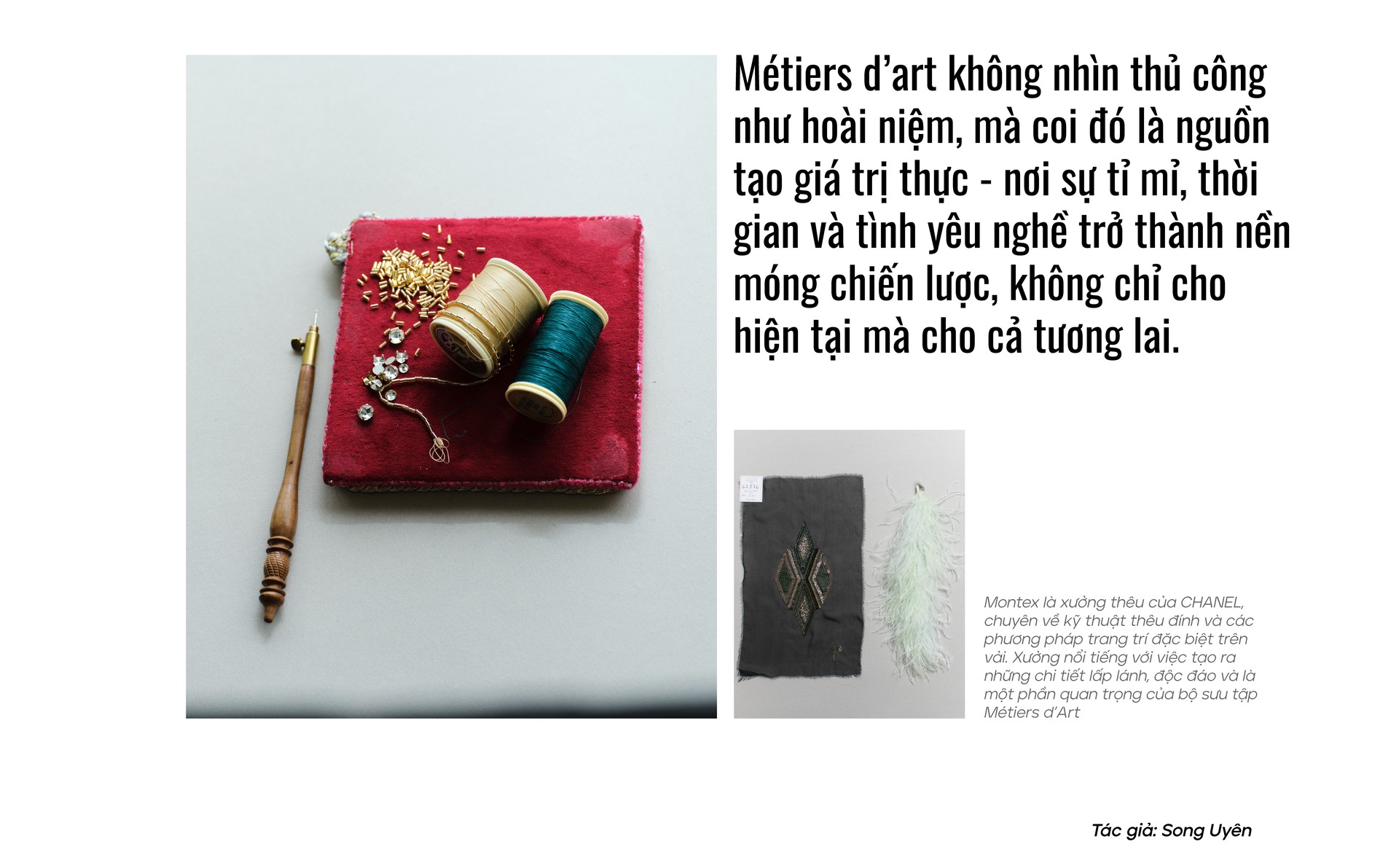 Hinh anh Mũi kim nhỏ, chiến lược to: Câu chuyện sống động về Métiers d’art của CHANEL 15