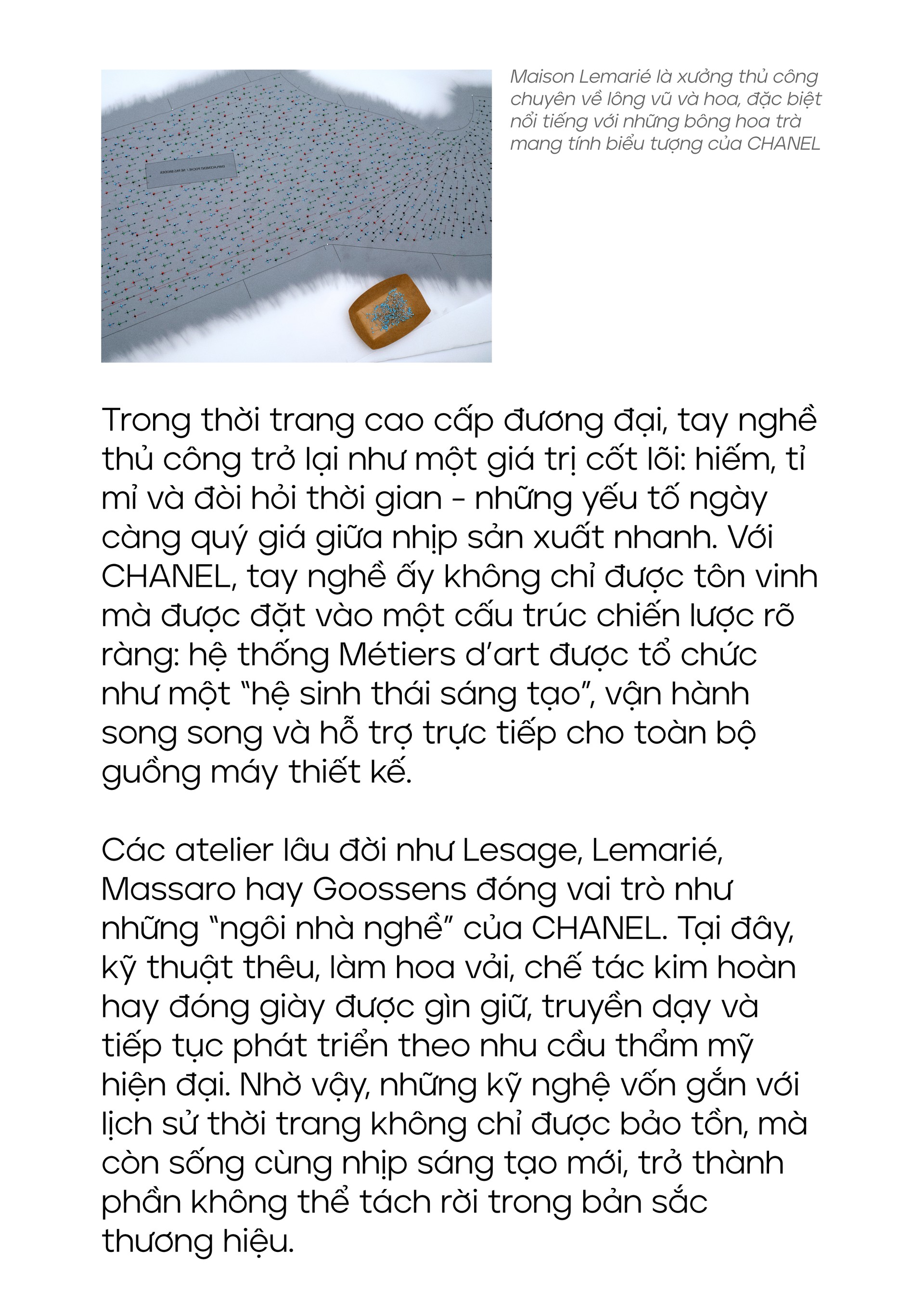 Hinh anh Mũi kim nhỏ, chiến lược to: Câu chuyện sống động về Métiers d’art của CHANEL 4
