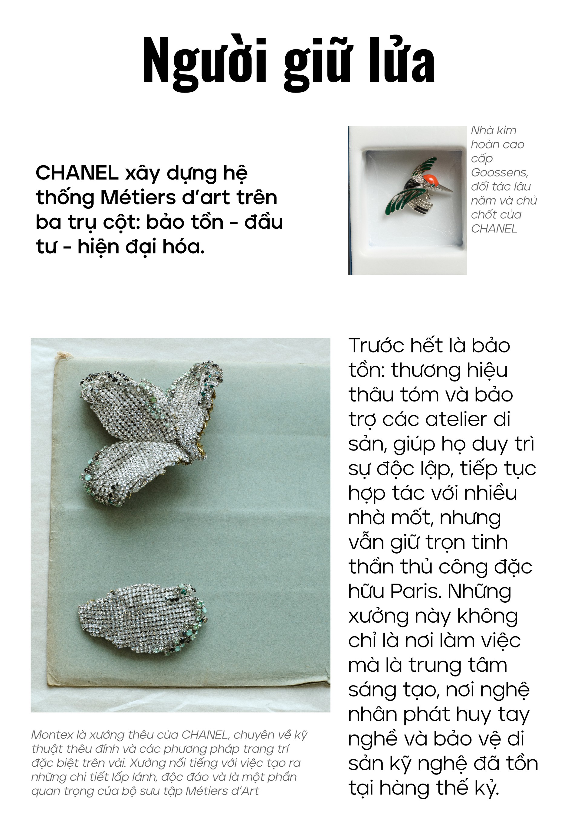 Hinh anh Mũi kim nhỏ, chiến lược to: Câu chuyện sống động về Métiers d’art của CHANEL 6