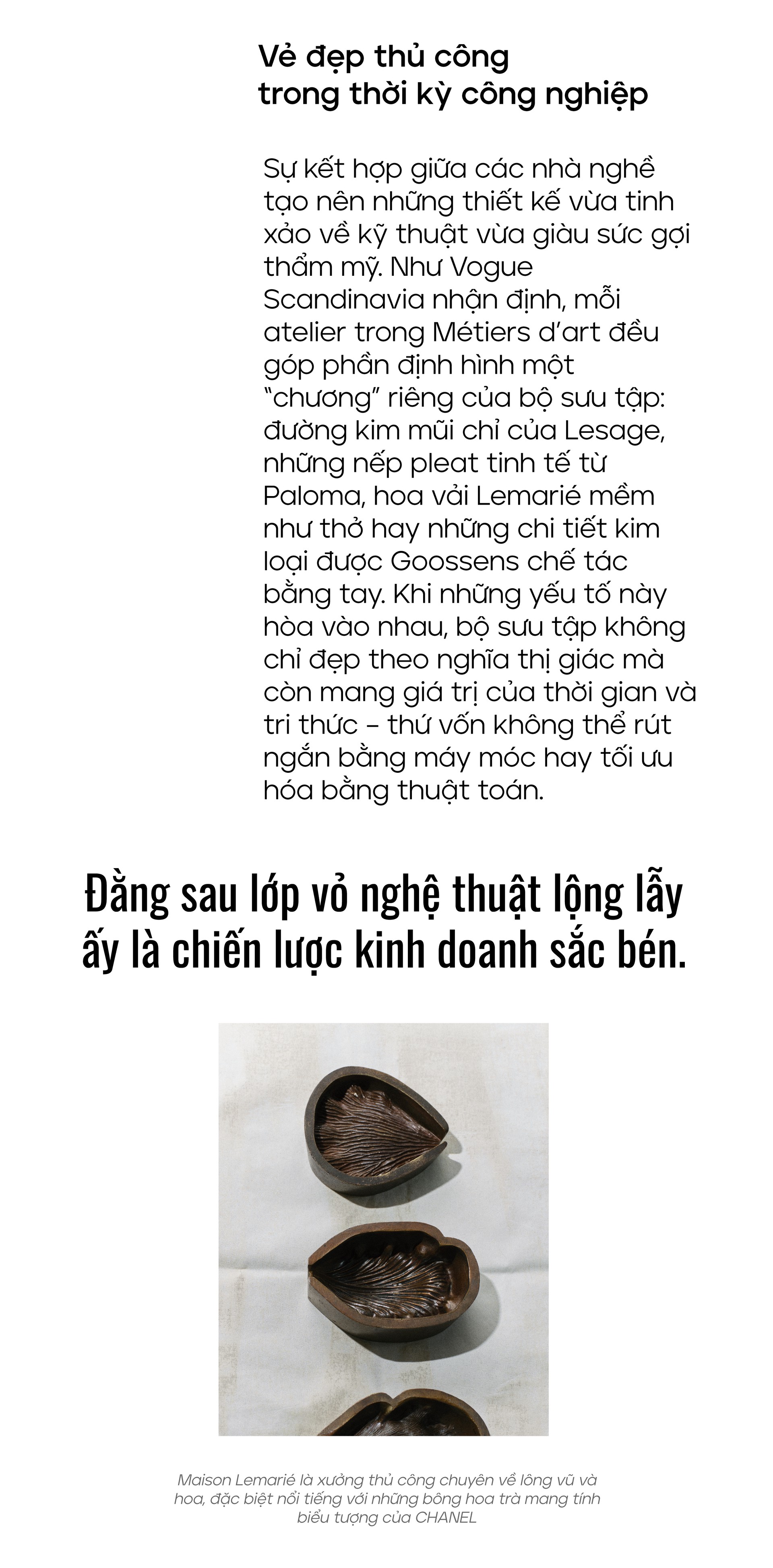 Hinh anh Mũi kim nhỏ, chiến lược to: Câu chuyện sống động về Métiers d’art của CHANEL 14