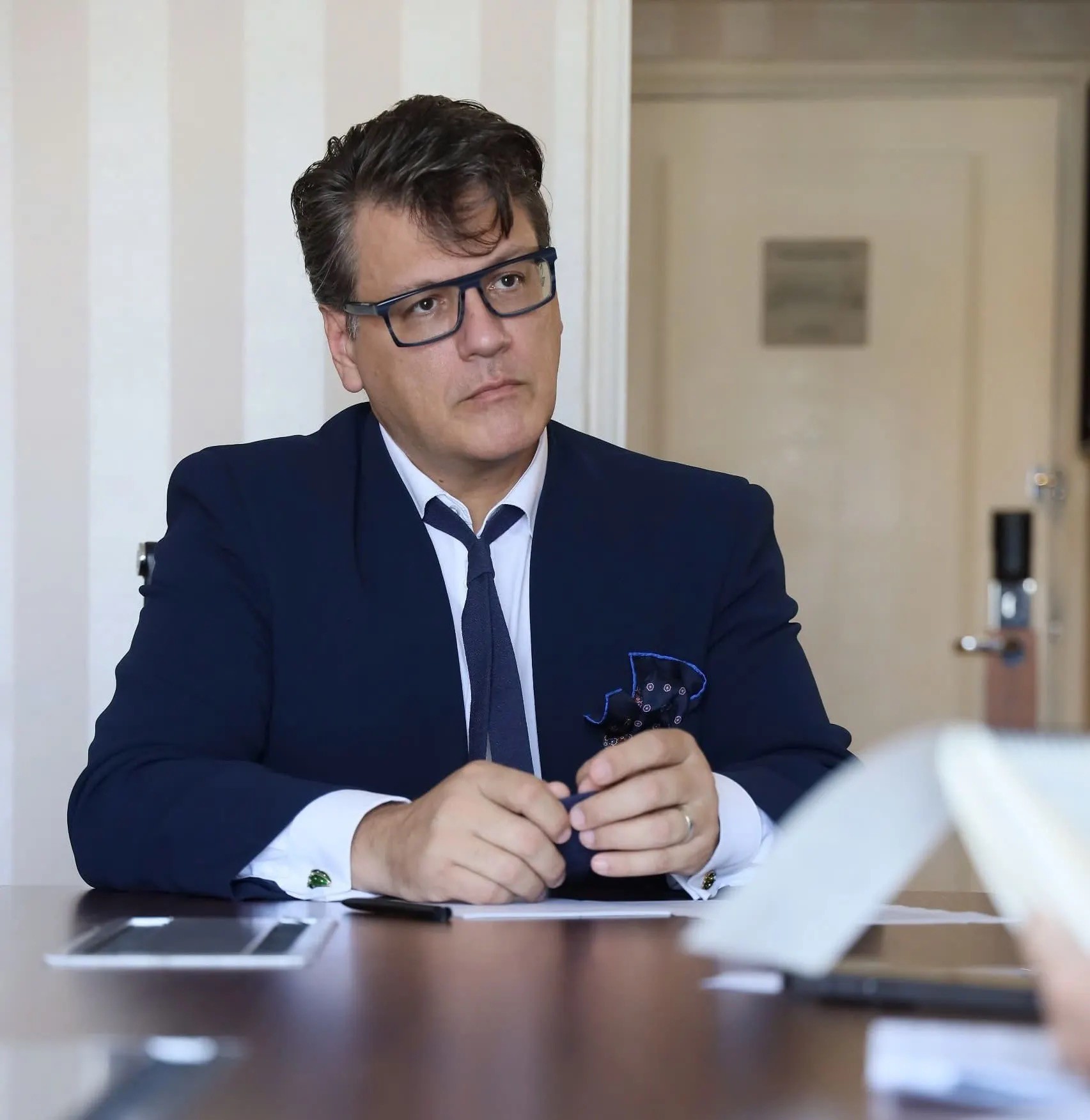 Hình ảnh Chủ tịch La Maison Pierre Cardin – Ông Rodrigo Basilicati-Cardin, người dẫn dắt và định hình tương lai của thương hiệu.