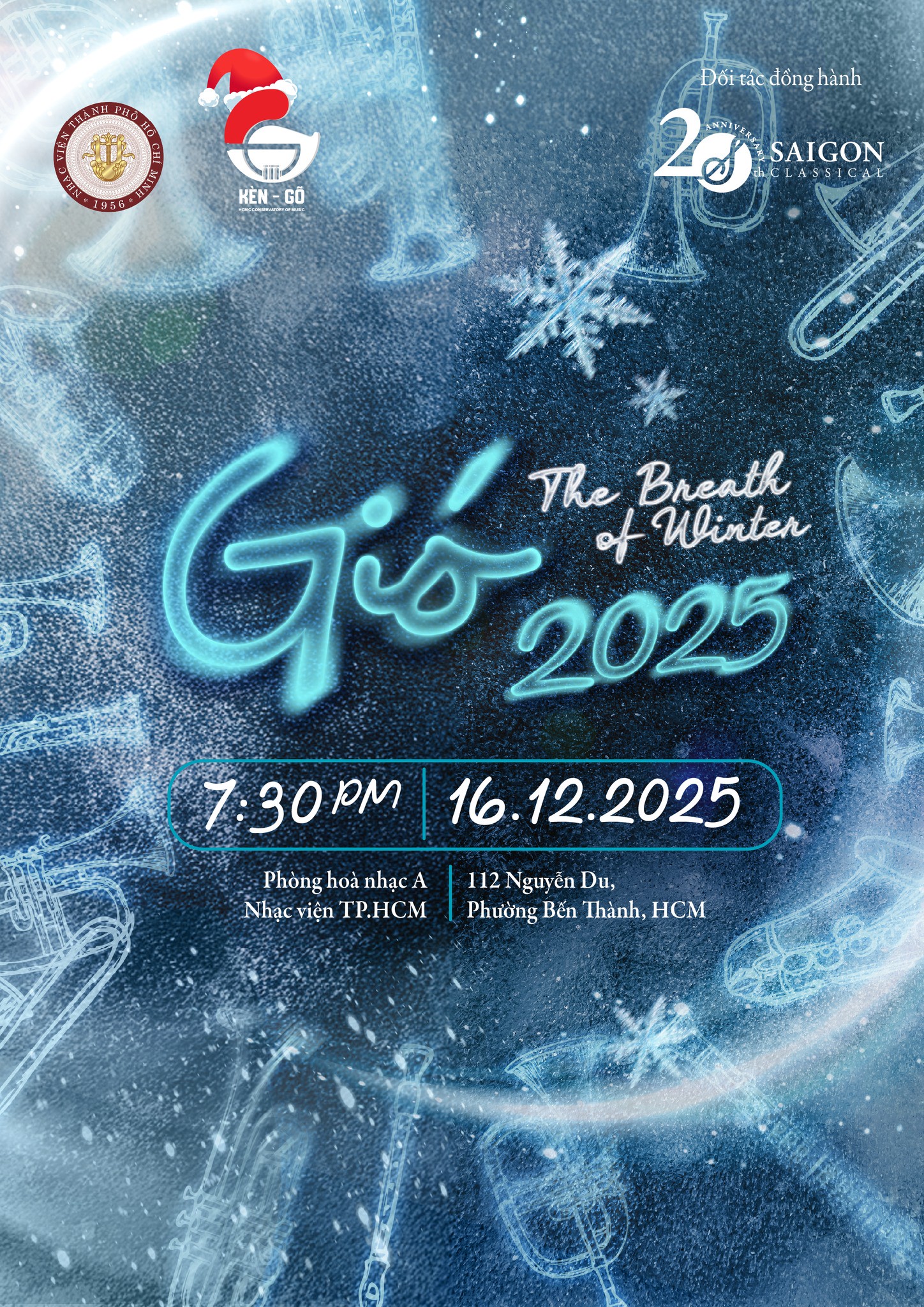 12 sự kiện nghệ thuật tháng 12: Concert “Gió 2025 - The Breath of Winter”