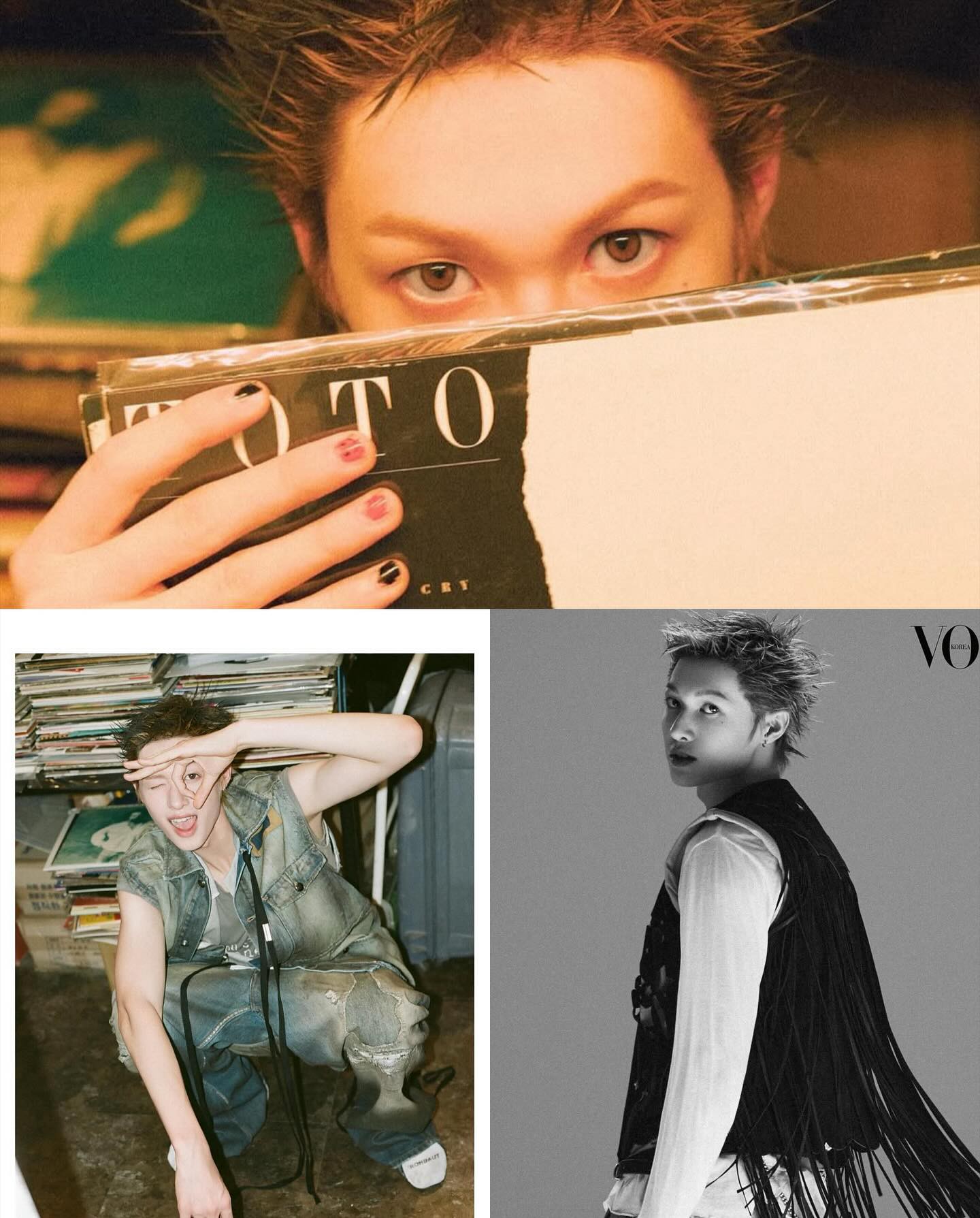 Hinh anh Bìa kỹ thuật số Vogue Korea &amp; W Korea 2