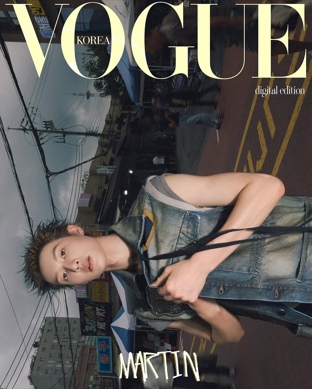 MARTIN CORTIS phủ sóng trên loạt bìa tạp chí thời trang như bìa kỹ thuật số Vogue Korea 