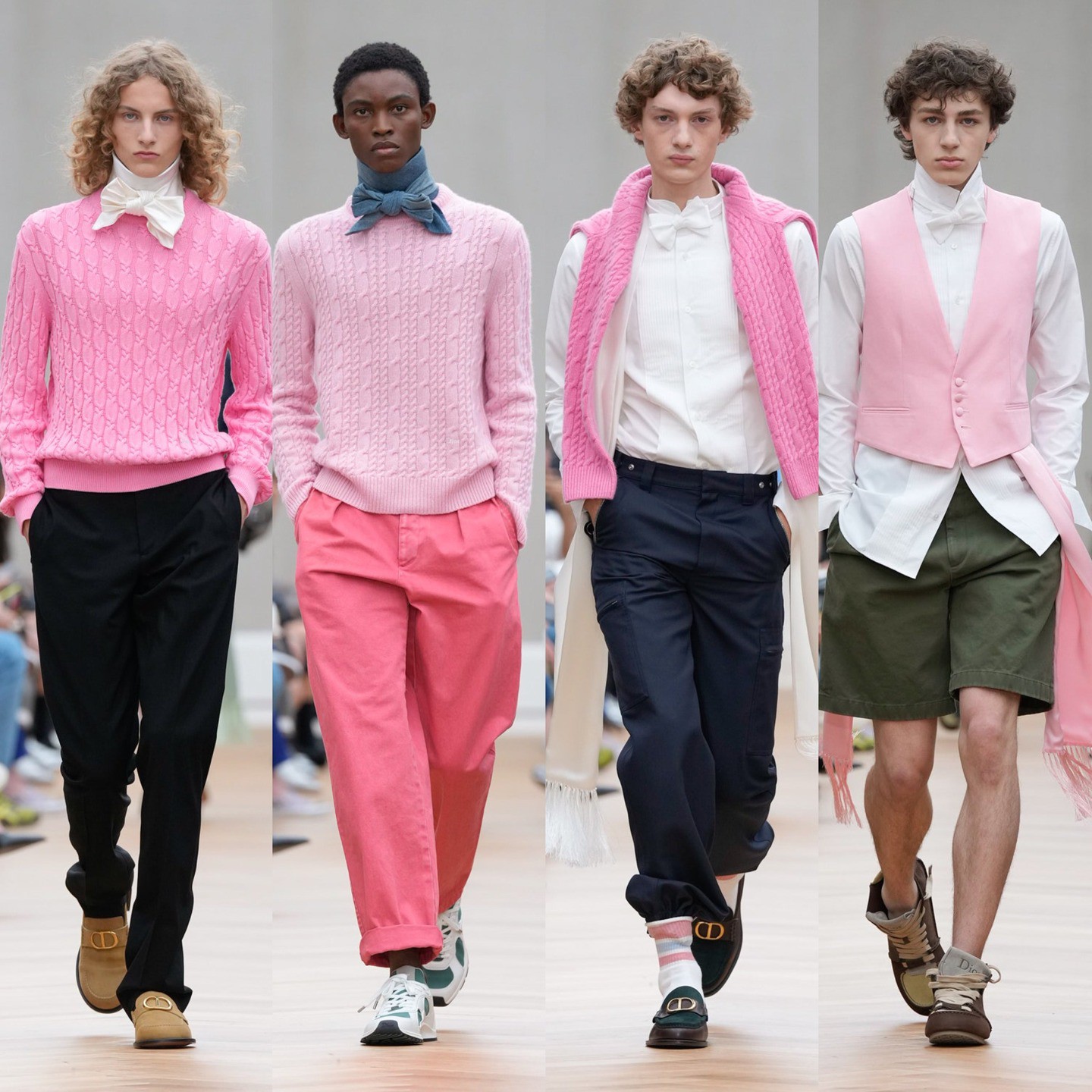 Hinh anh Màu hồng đang thống trị sàn diễn 1