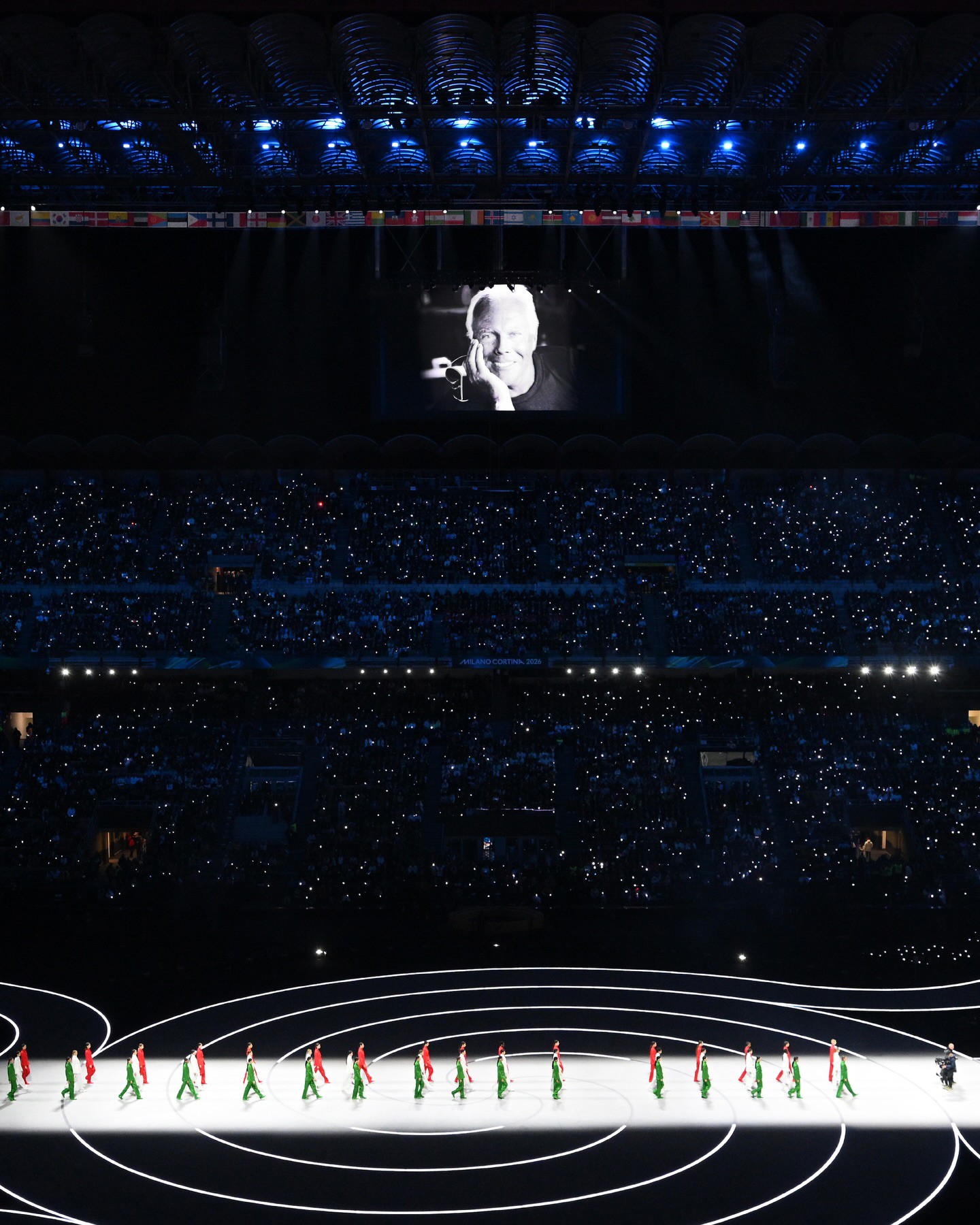 Hinh anh Giorgio Armani thắp sáng lễ khai mạc Thế vận hội Mùa đông 2026 7