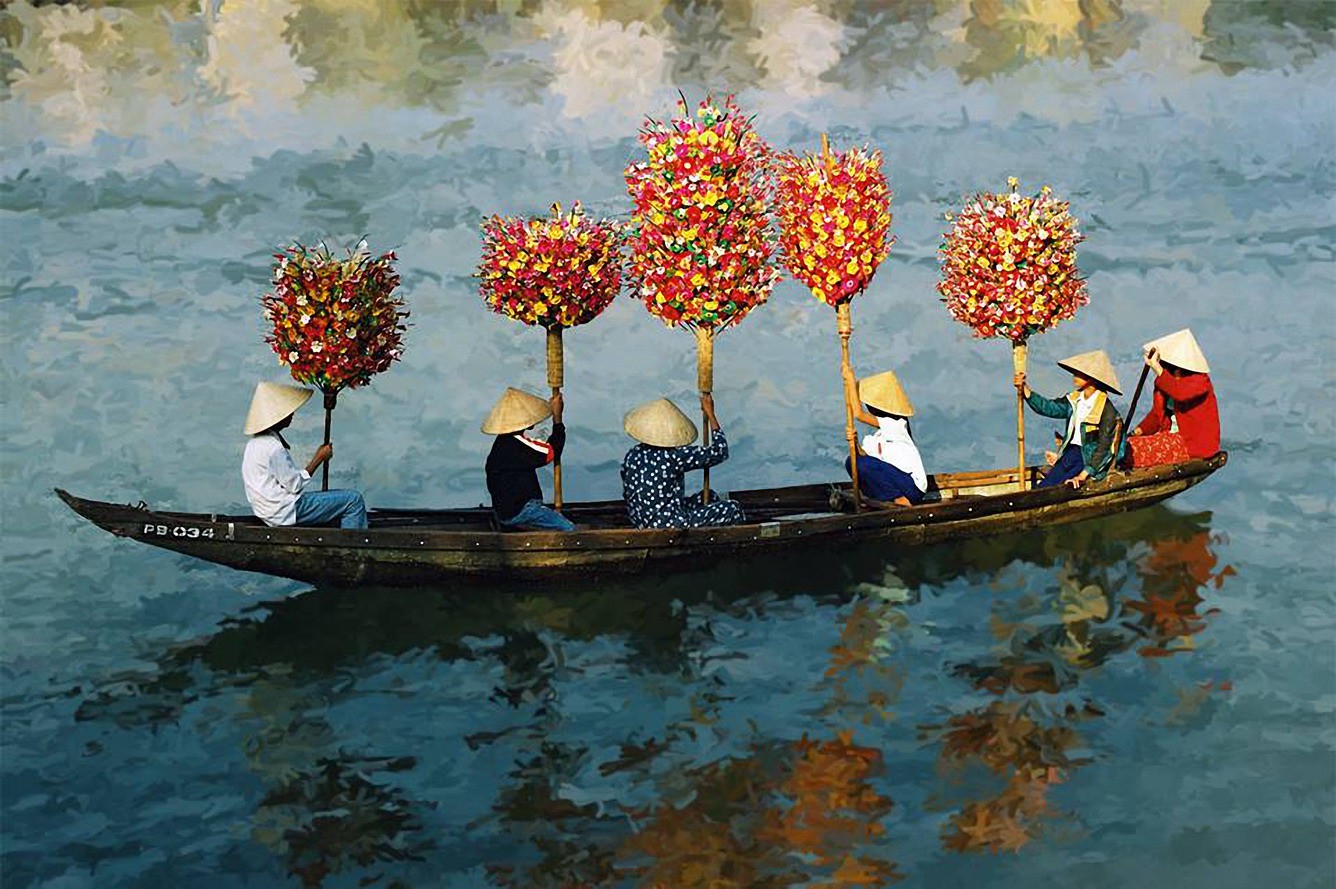 Hinh anh Mộng về hoa giấy Thanh Tiên trên bản đồ thời trang Việt 1