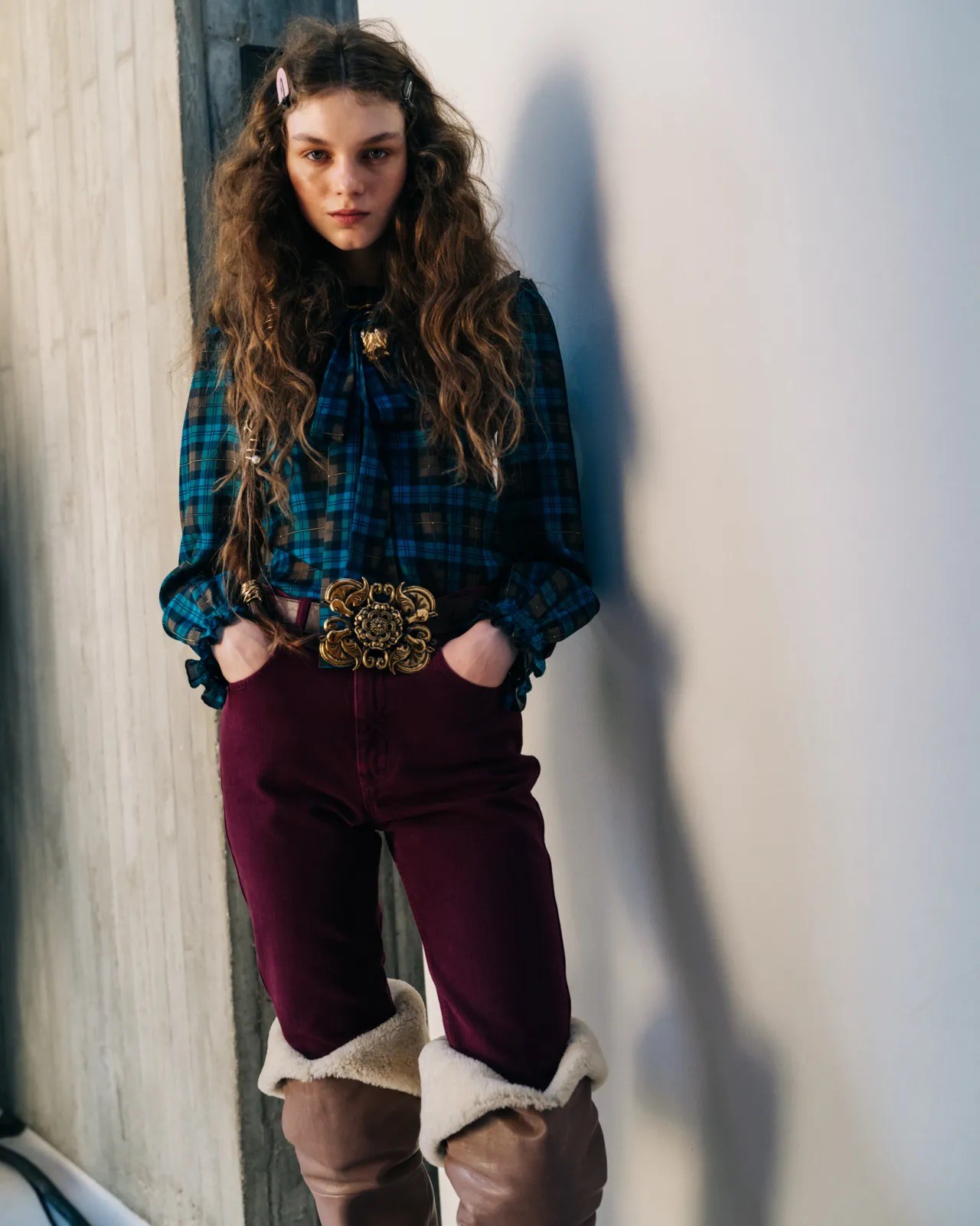 Hinh anh Chloé Fall Winter 2026: Váy áo kể chuyện xưa 11