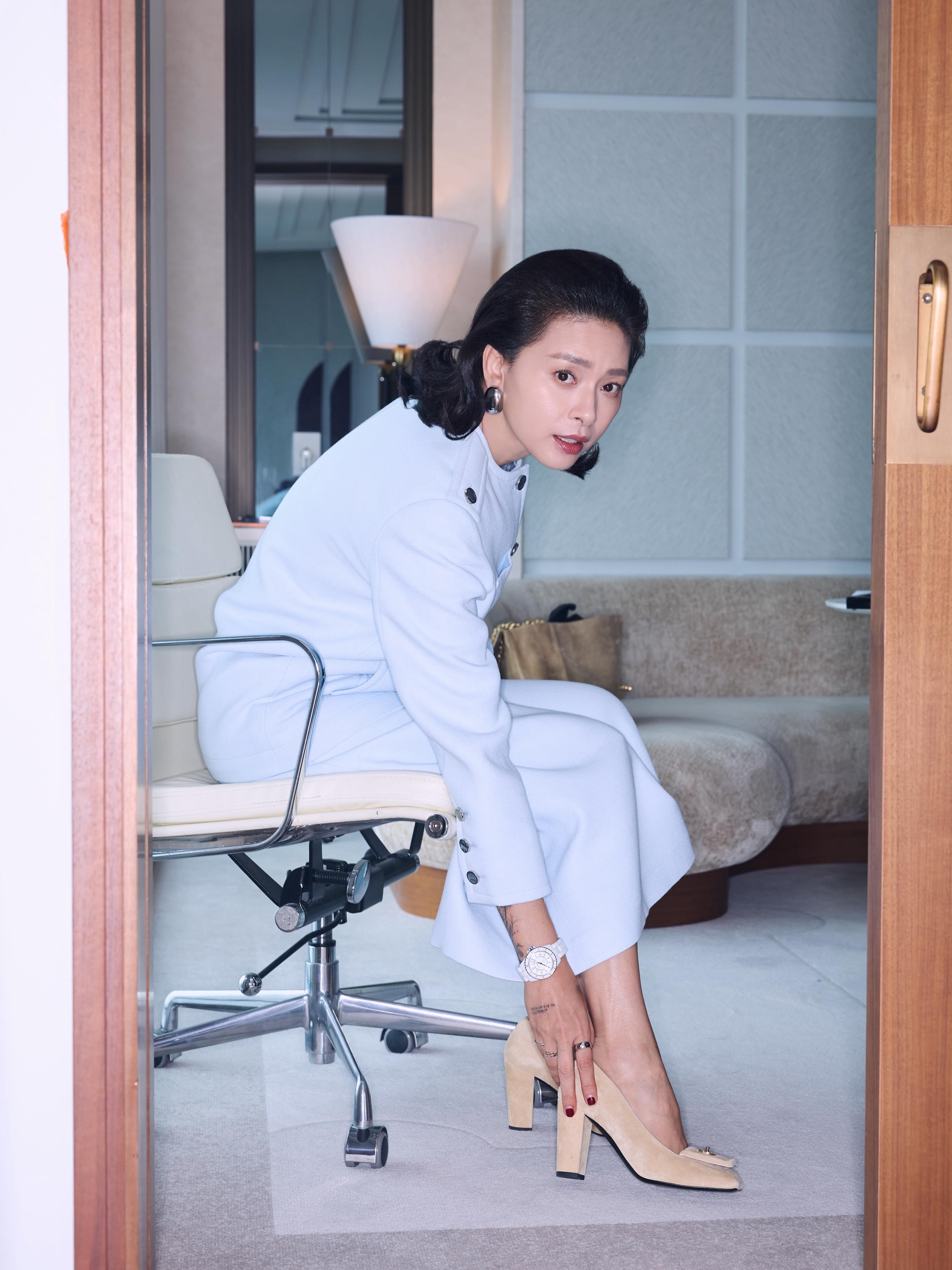 Hinh anh Ngô Thanh Vân tại front row CHANEL Métiers d'Art 2026 ở Seoul 4