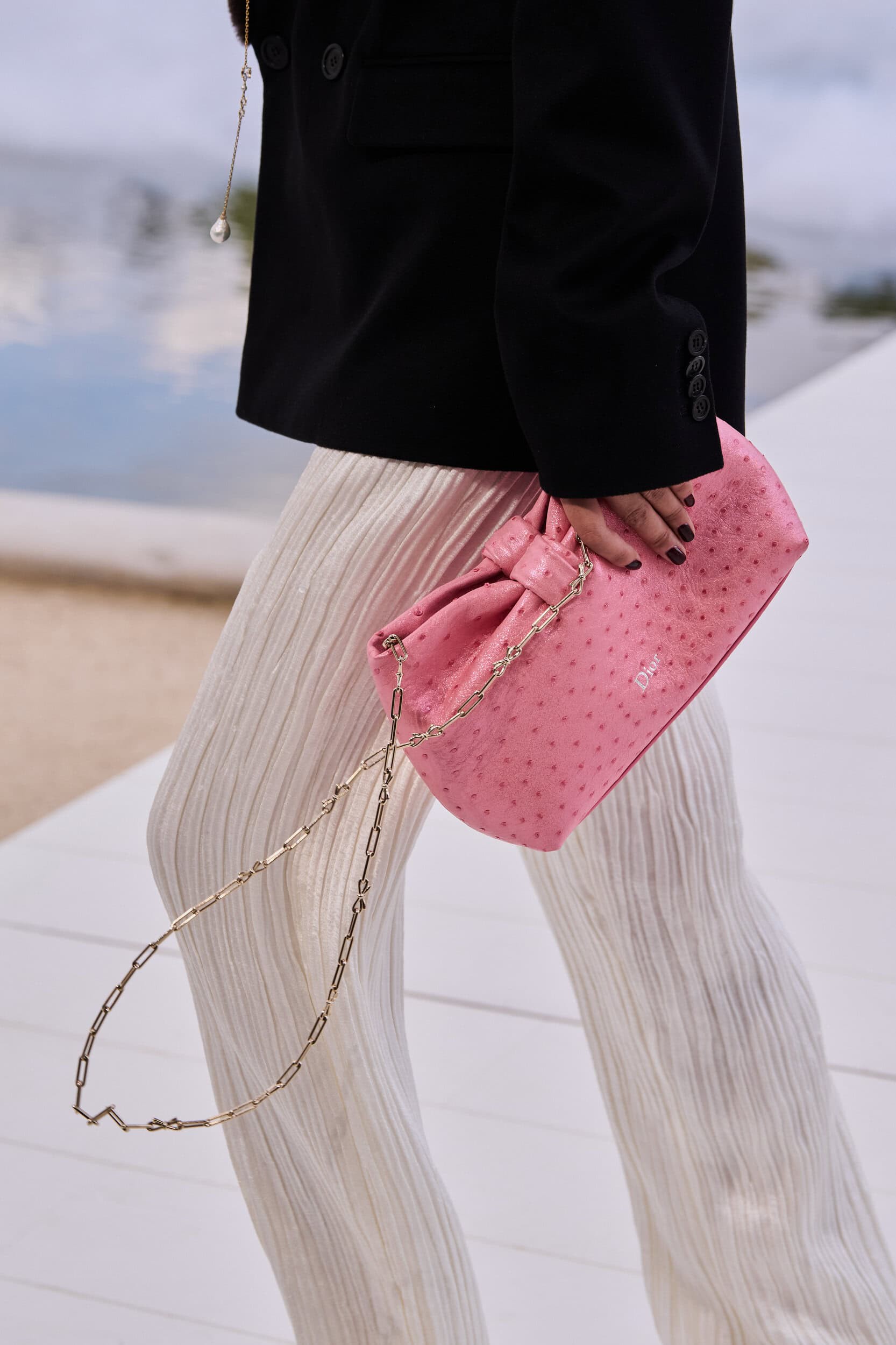 Hinh anh Phụ kiện Dior Xuân Hè 2027: Vườn địa đàng bên bờ vai và những bước chân thắt nơ 11